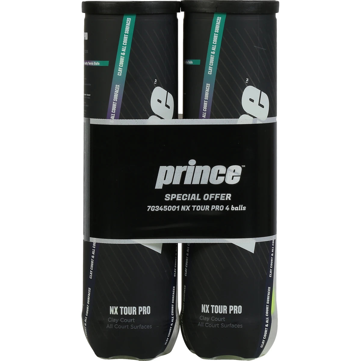 Bipack da 4 Palline Prince Nx Tour Pro