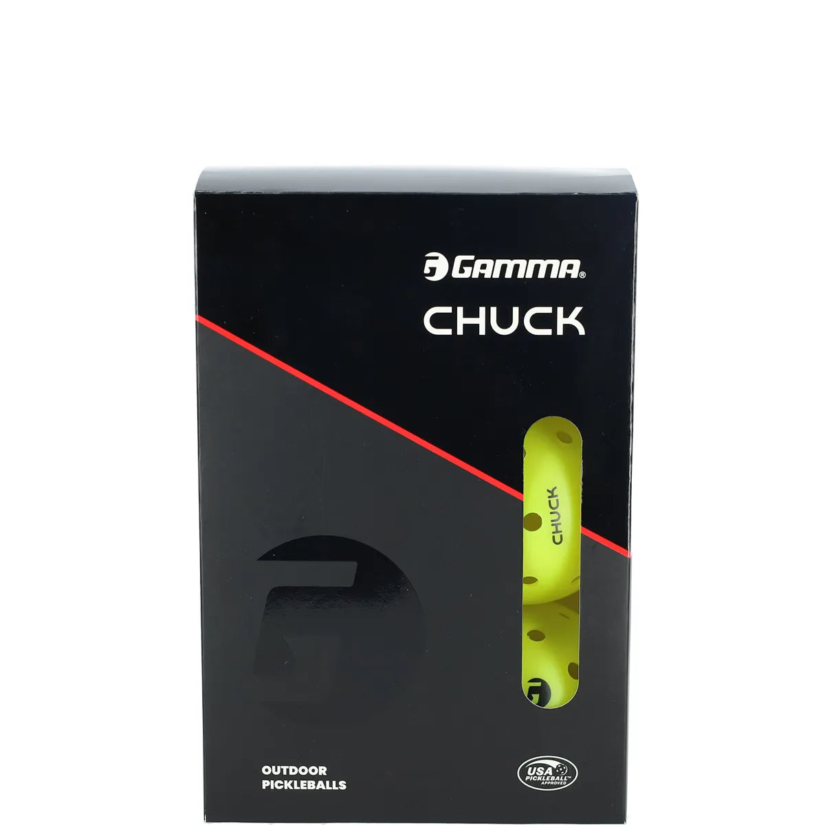 Confezione da 6 Palline da pickleball Gamma Chuck Esterno