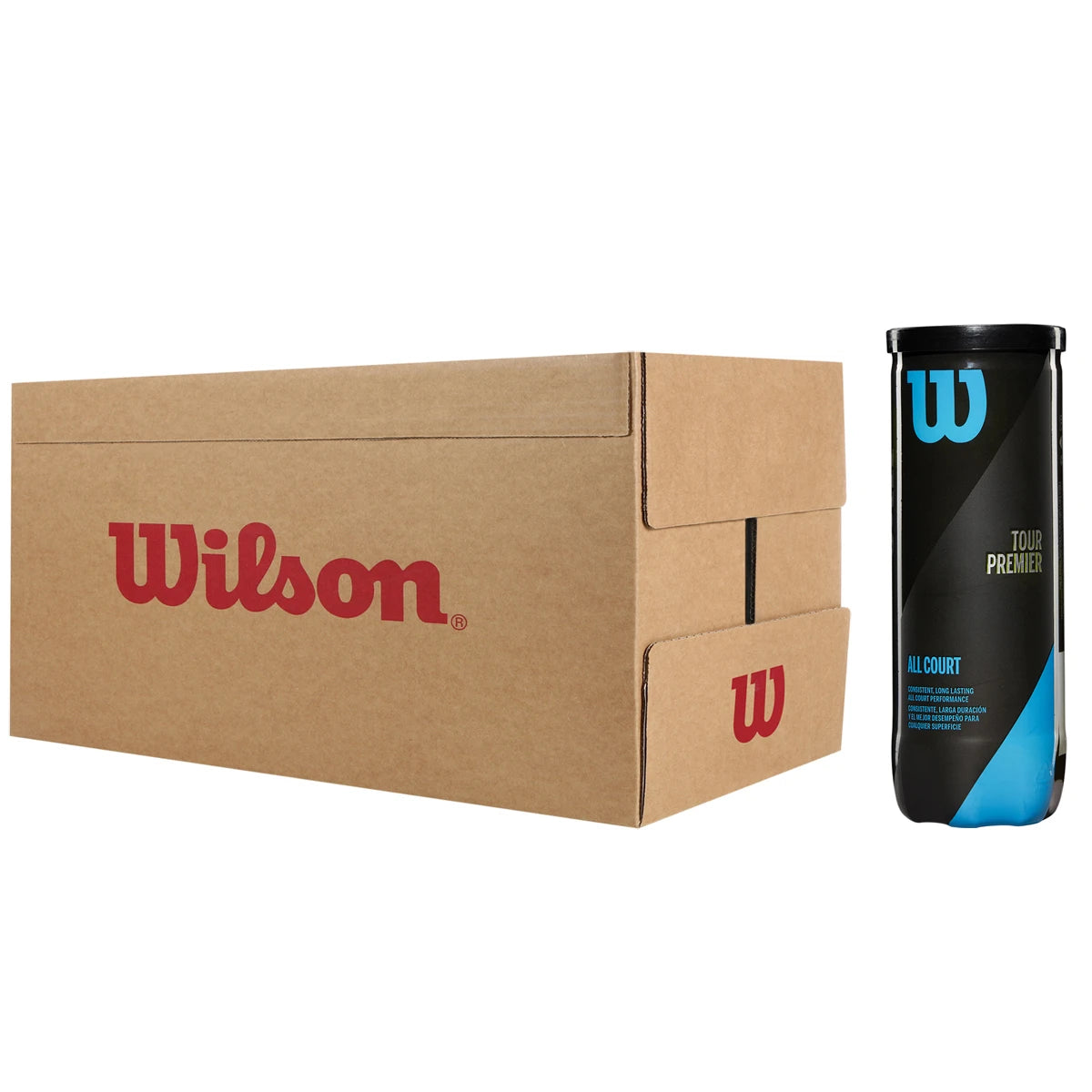 Cartone da 24 Tubetti da 3 Palline Wilson Tour Premier