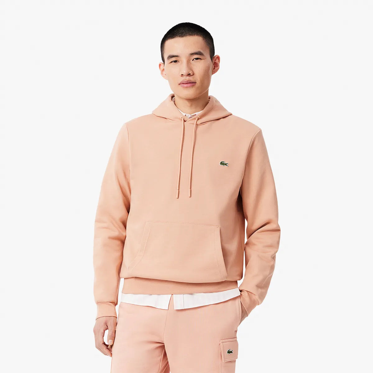 Felpa Lacoste Core Performance con cappuccio