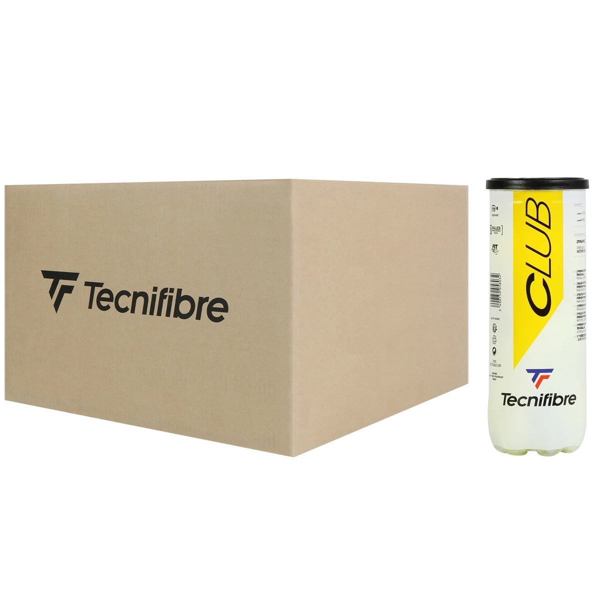 Cartone da 36 Tubetti da 3 Palline Tecnifibre Club