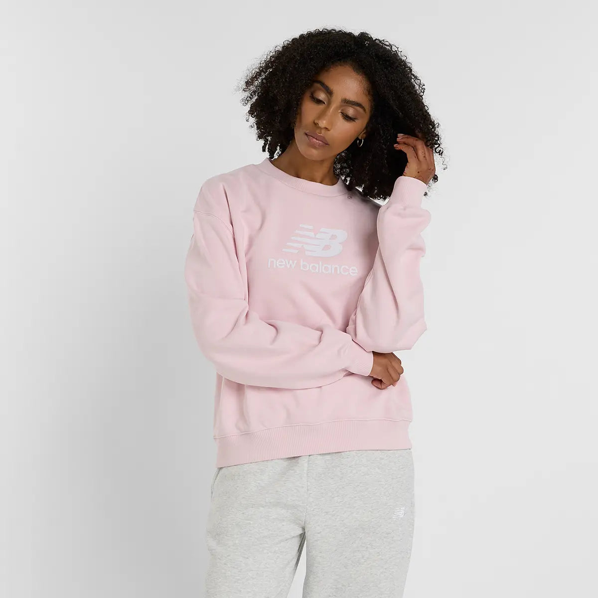 Felpa New Balance Donna Essentials French Terry Logo