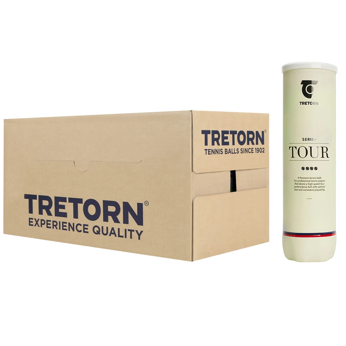 Cartone da 18 Tubetti da 4 Palline Tretorn Serie+