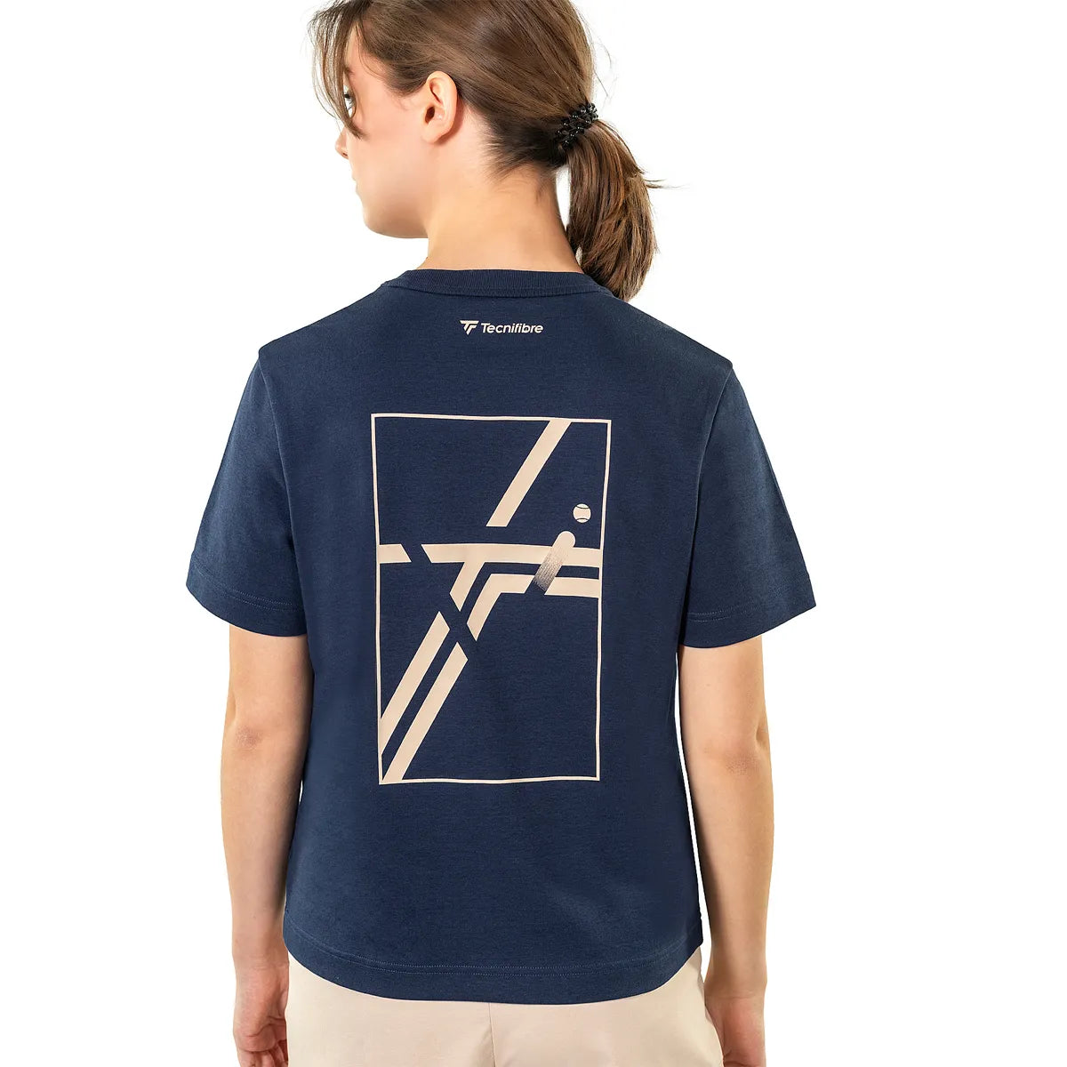 T-Shirt Tecnifibre Donna Graphic Marine
