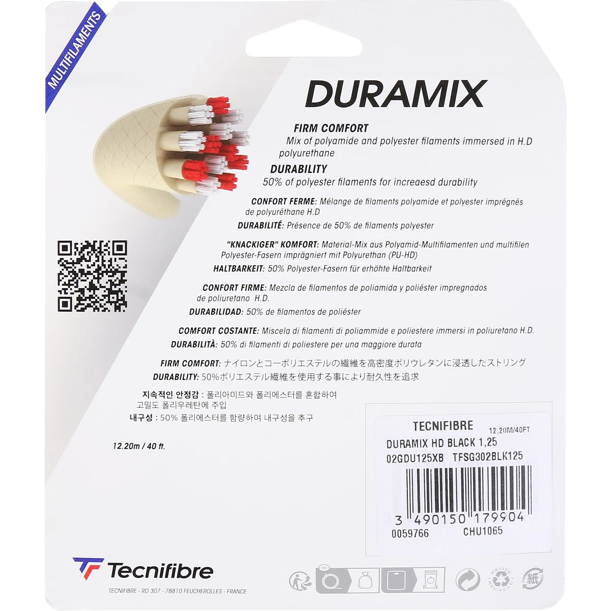 Corda Tecnifibre Duramix Hd (12 Metri)
