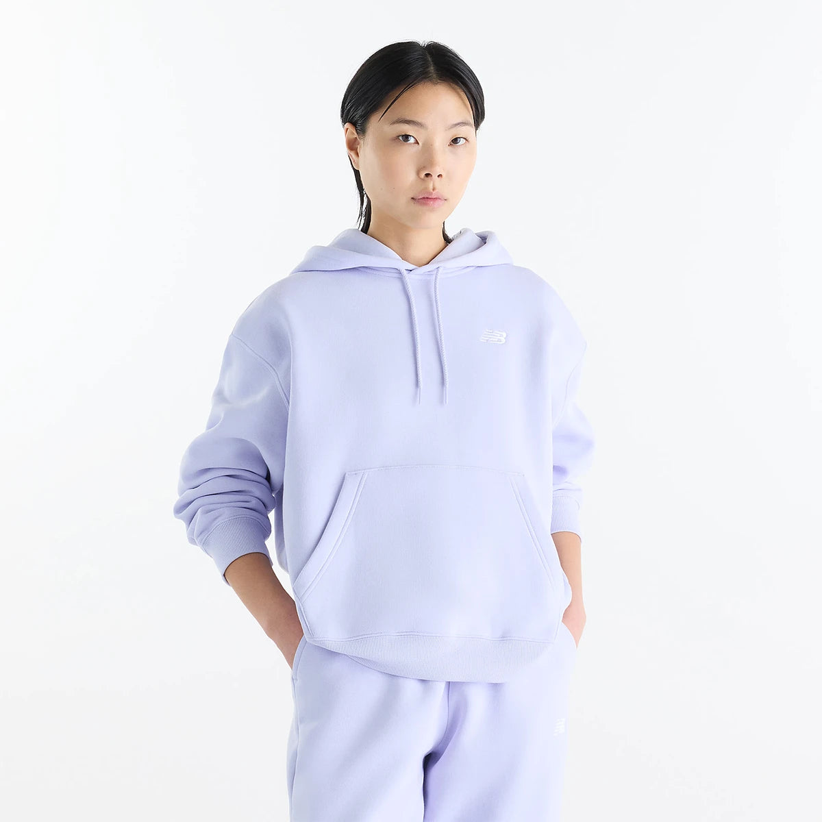 Felpa con cappuccio New Balance Donna Fleece Hoodie