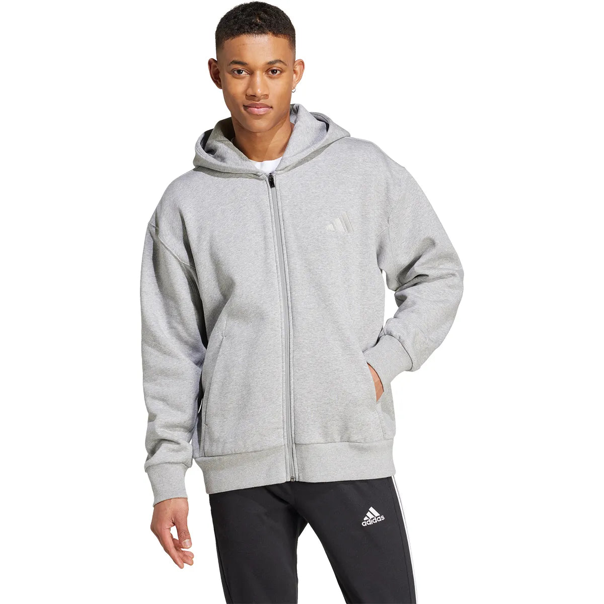 Felpa adidas Full Zip con Cappuccio
