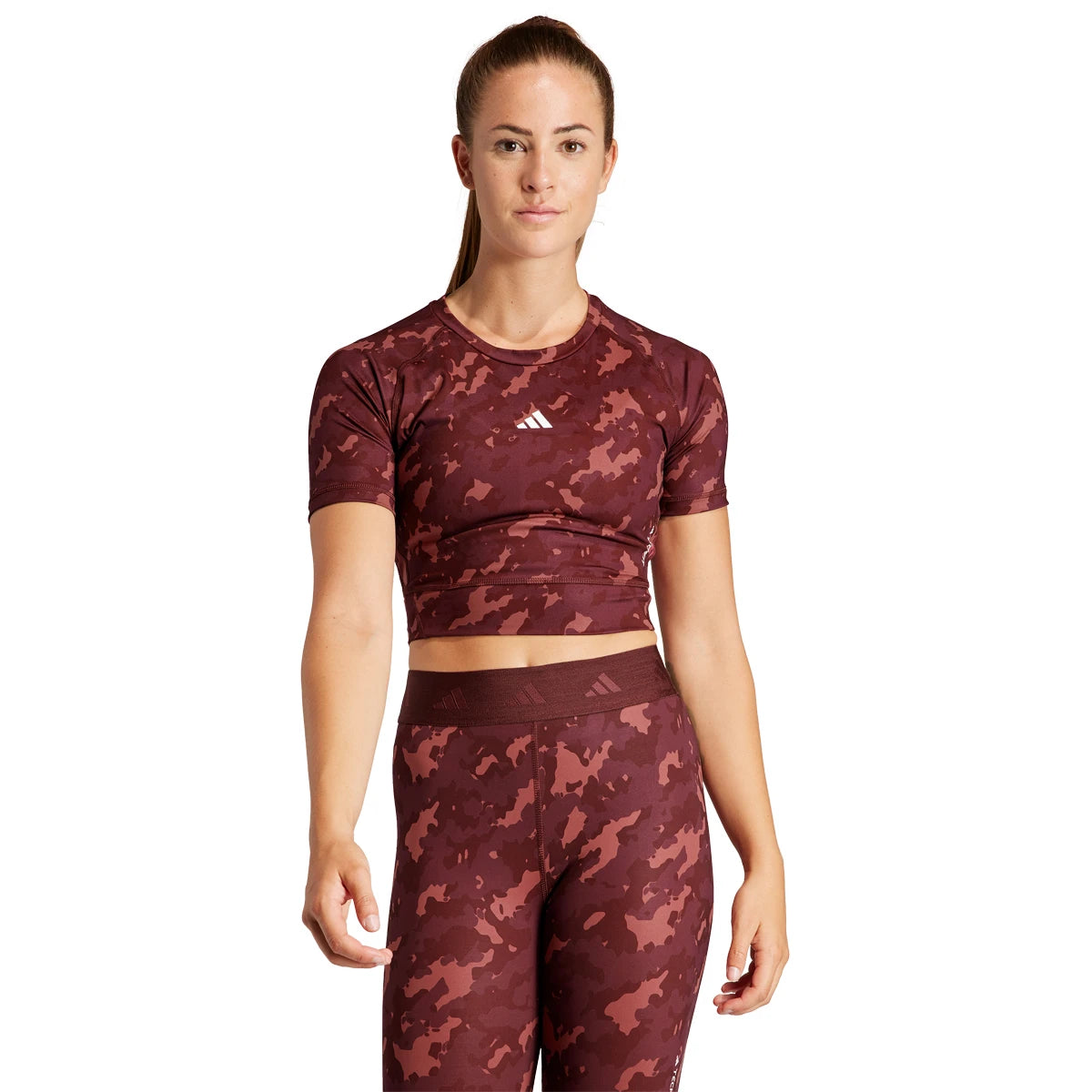 T-Shirt adidas Donna Print Crop