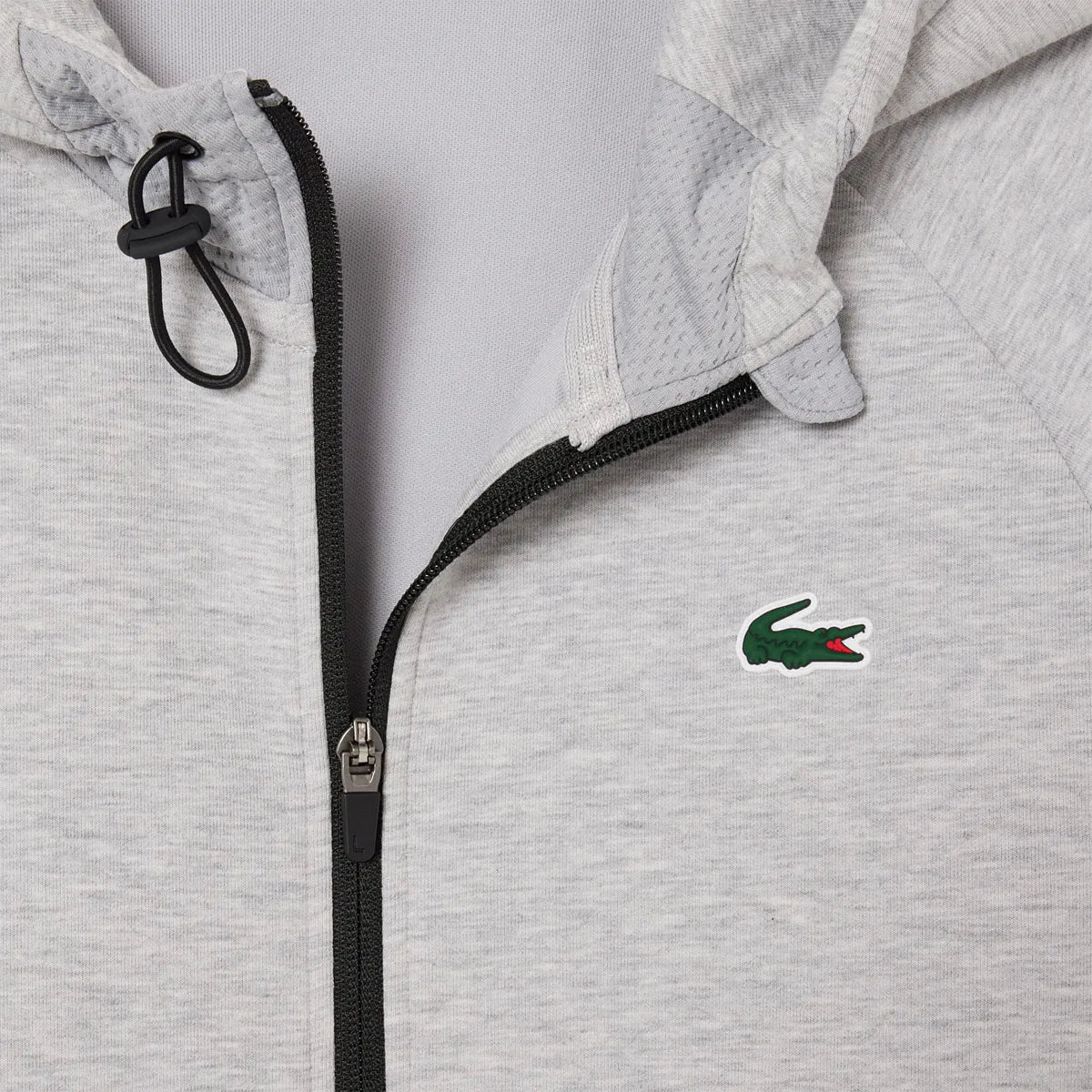 Felpa Lacoste Core Performance con cappuccio Fz Mesh