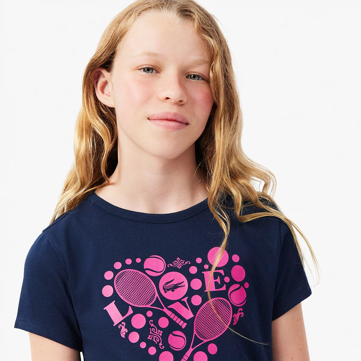 T-Shirt Lacoste Junior Ragazza Core Performance Graphic