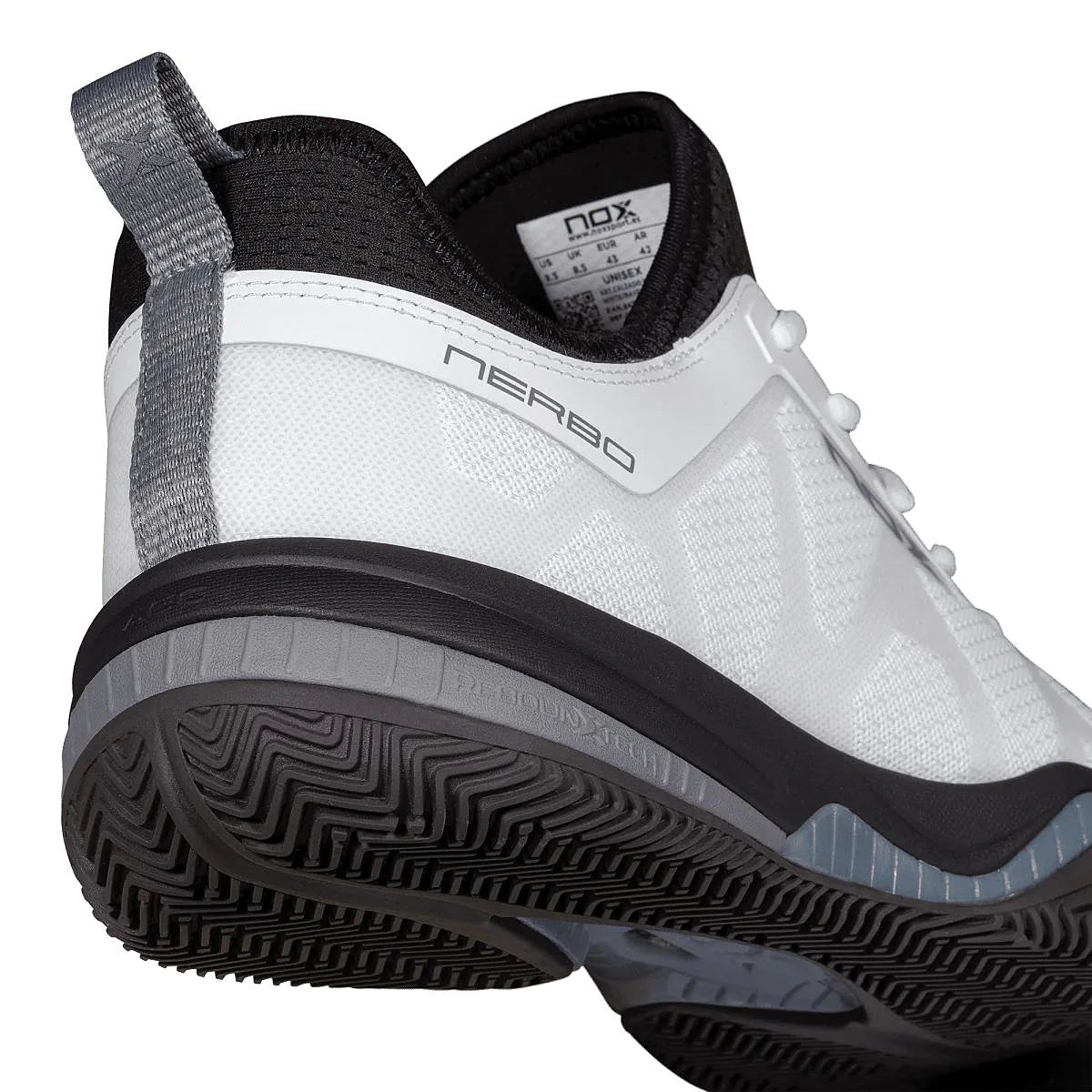 Scarpe da padel Nox Nerbo White/Raven