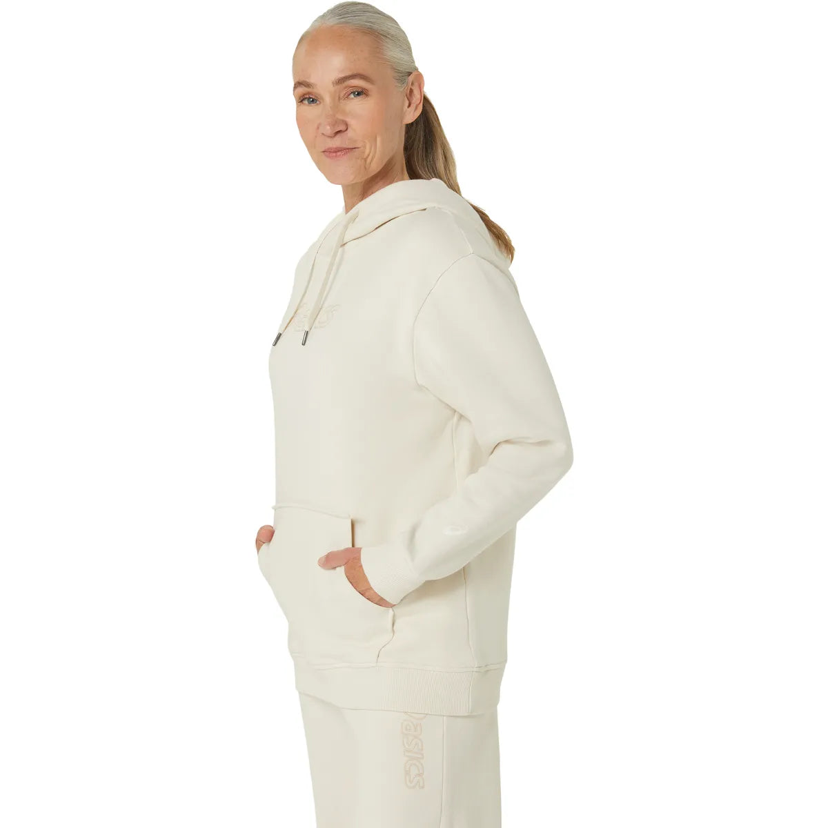 Felpa Asics Donna Training con cappuccio