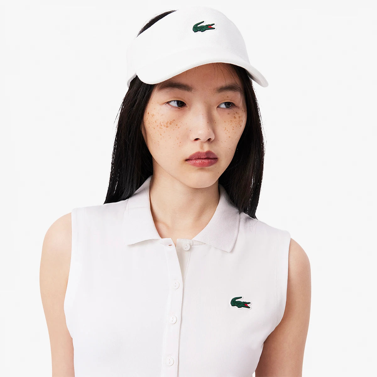 Polo Lacoste Donna Core Performance senza Maniche