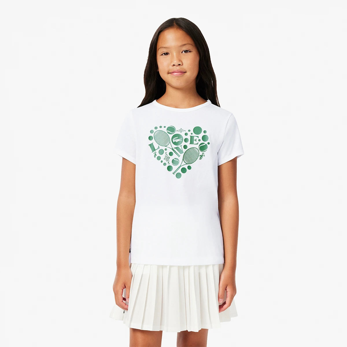 T-Shirt Lacoste Junior Ragazza Core Performance Graphic