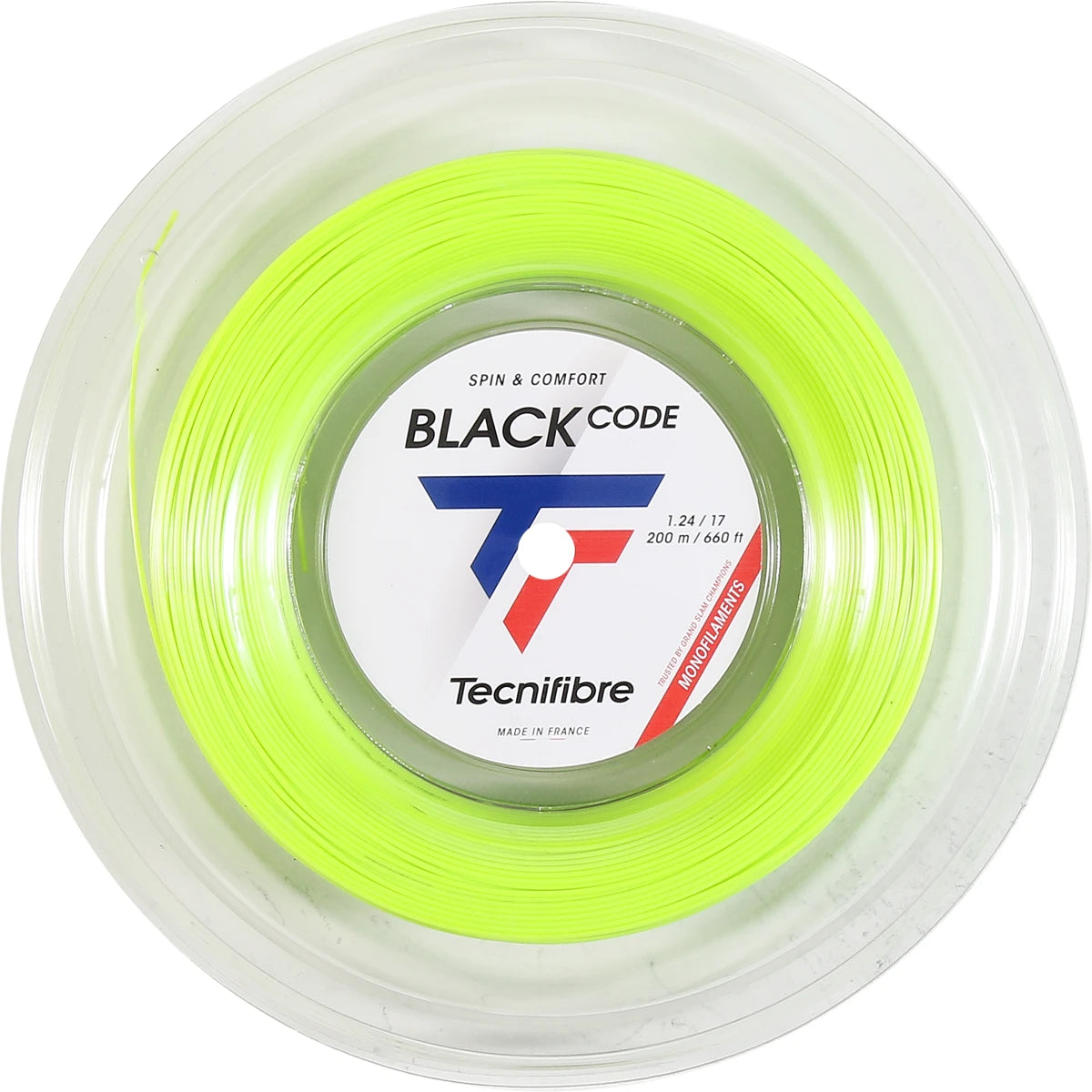 Bobina Tecnifibre Black Code Lime (200 Metri)