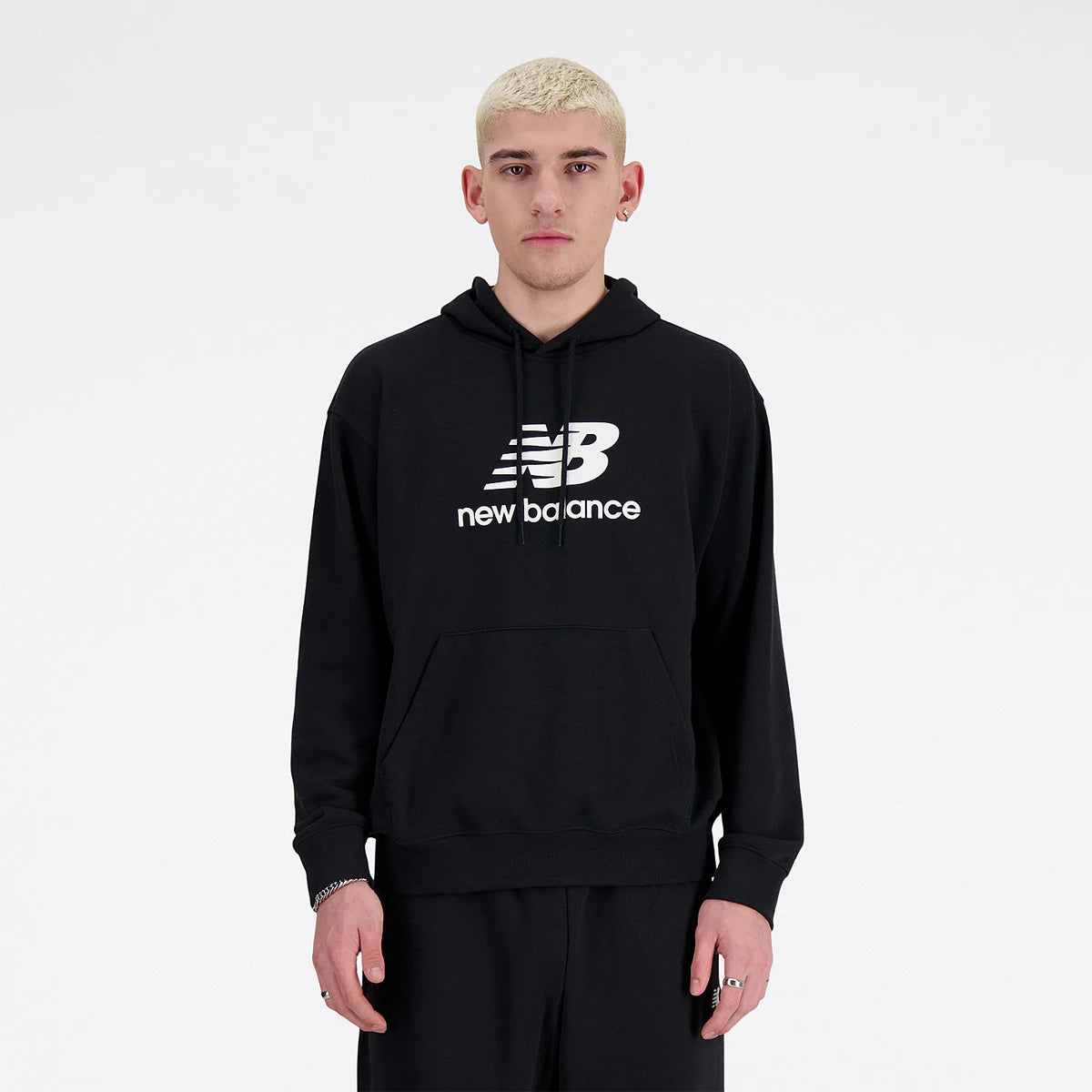 Felpa New Balance con cappuccio in pile