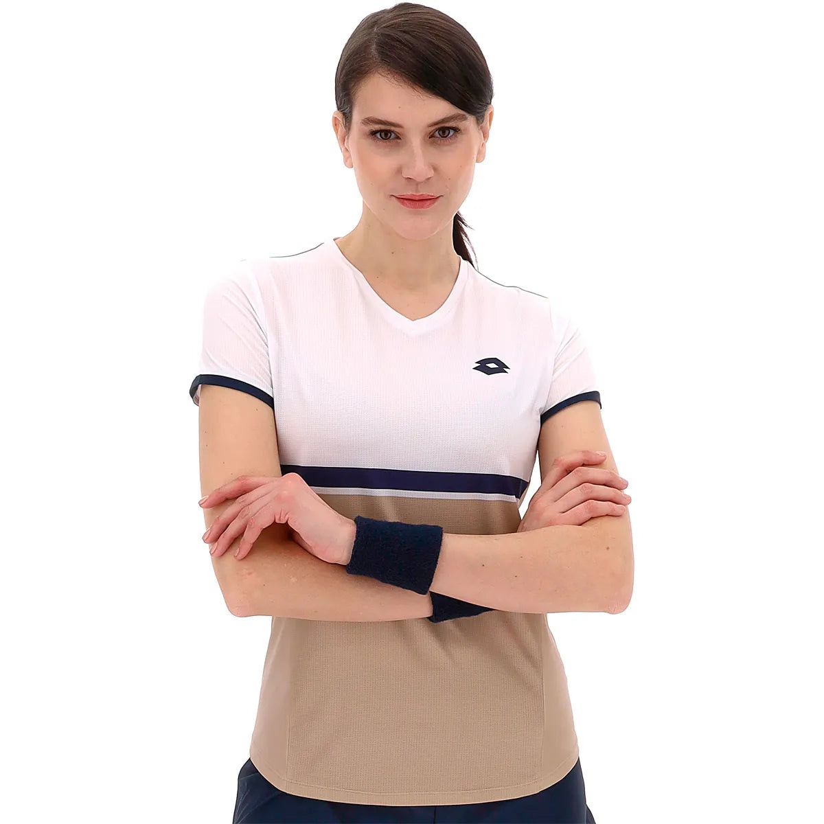 T-Shirt Lotto Donna Tech V - D1