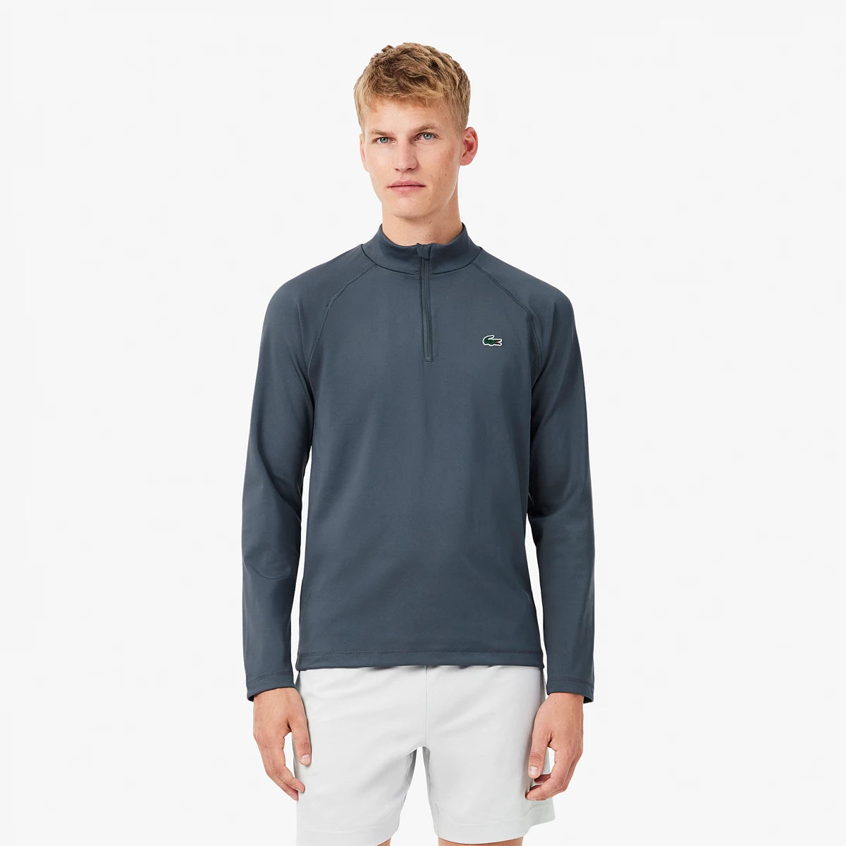 Felpa Lacoste Essentials Maniche Lunghe 1/2 Zip