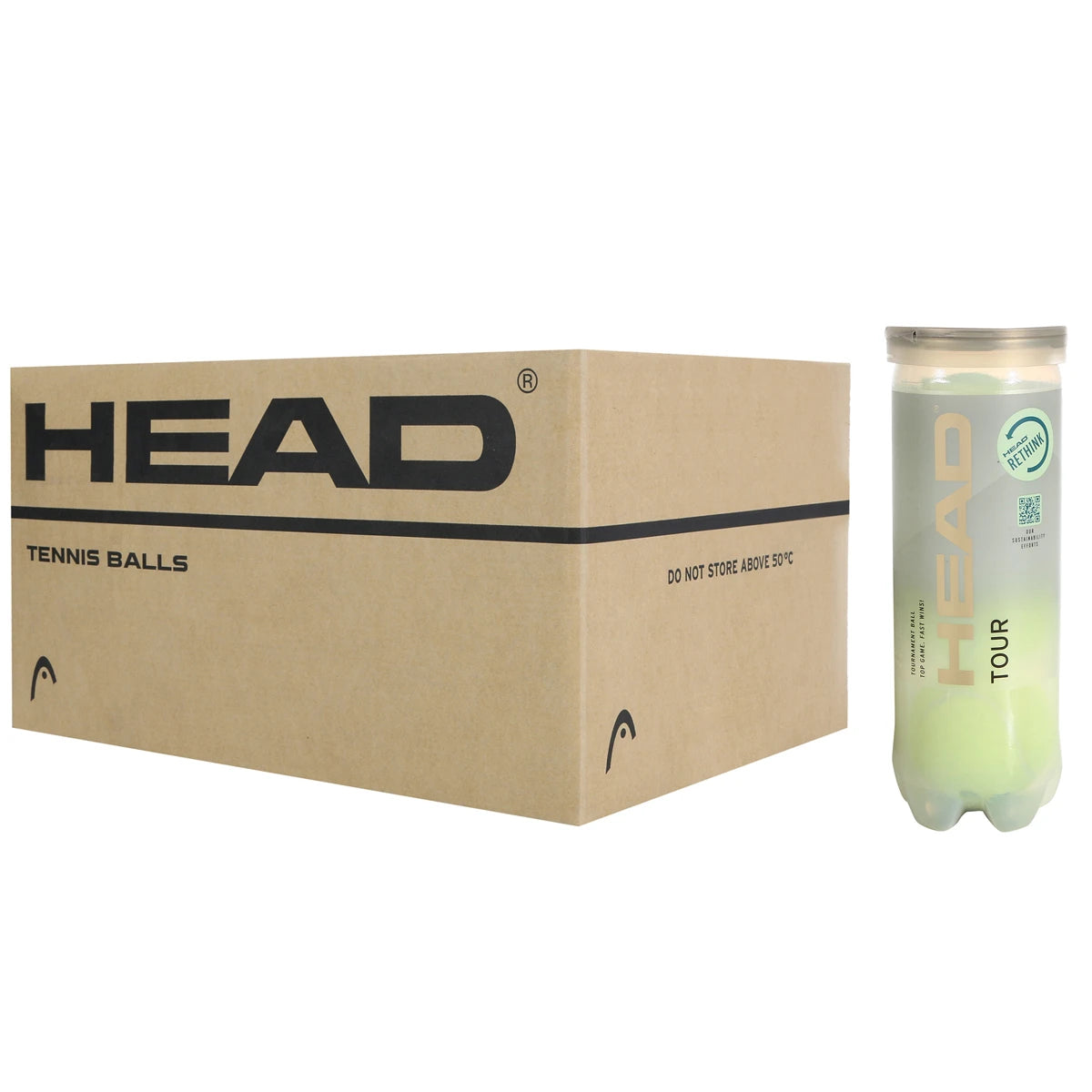 Cartone da 24 Tubetti da 3 Palline Head Tour