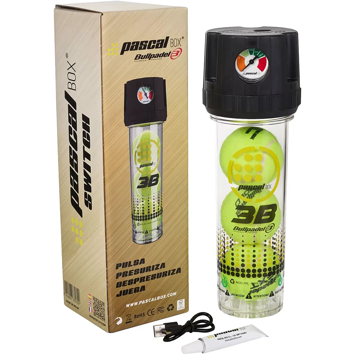 Pressurizzatore Bullpadel Pascal Box Switch