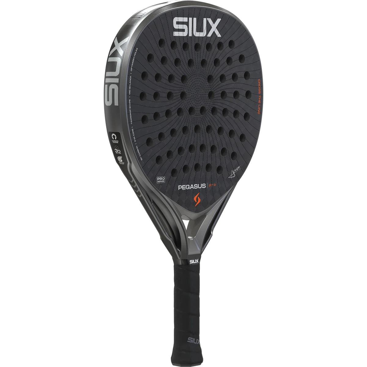 Racchetta Test di Padel Siux Pegasus Pro 2026 Storm Grey
