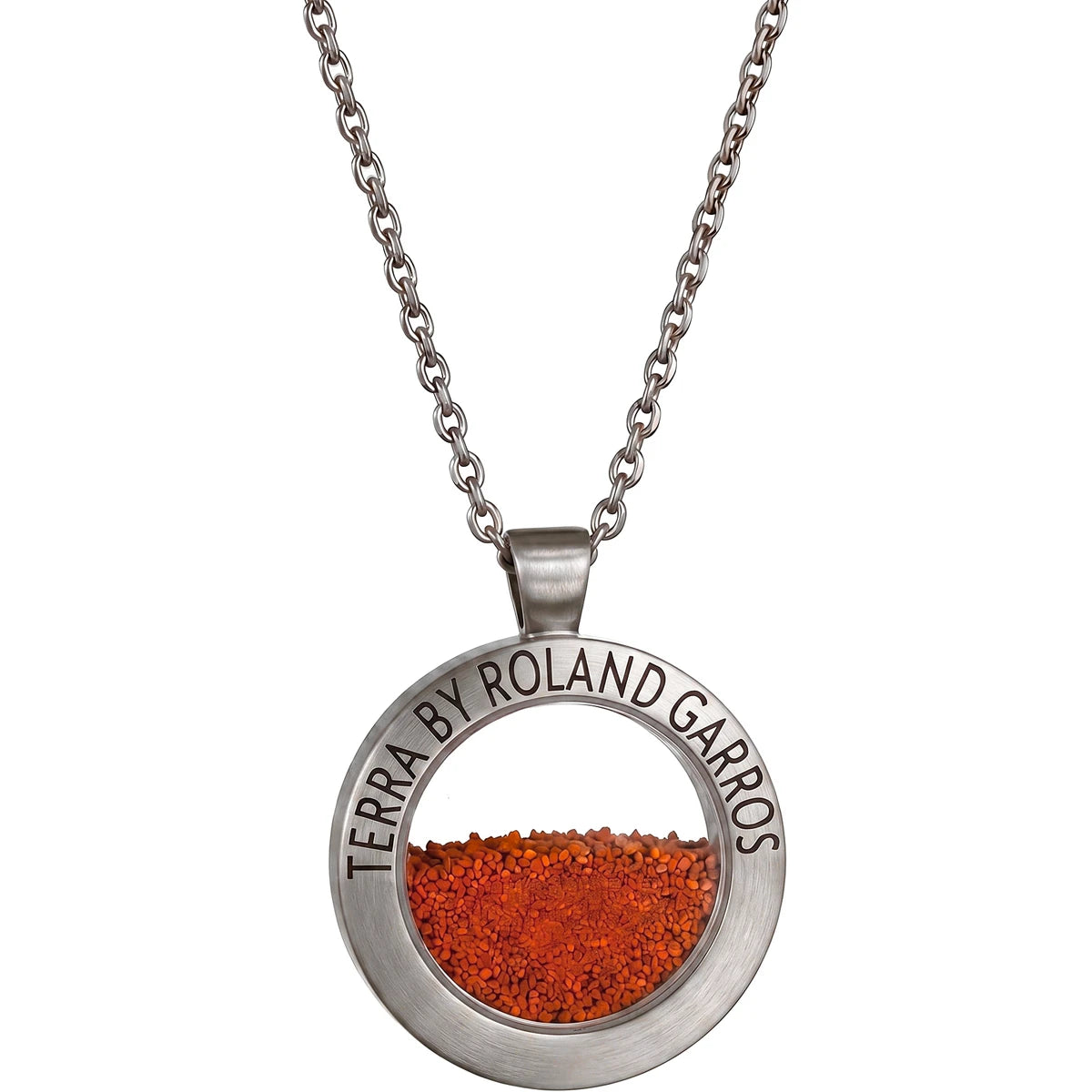 COLLANA E MEDAGLIA TERRA ACCESS ACCIAIO OPACO SENZA PIETRA PICCOLO MODELLO