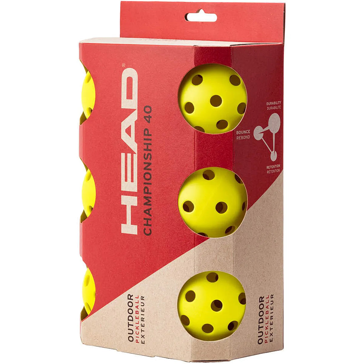 Confezione da 6 Palline da pickleball Head Championship 40