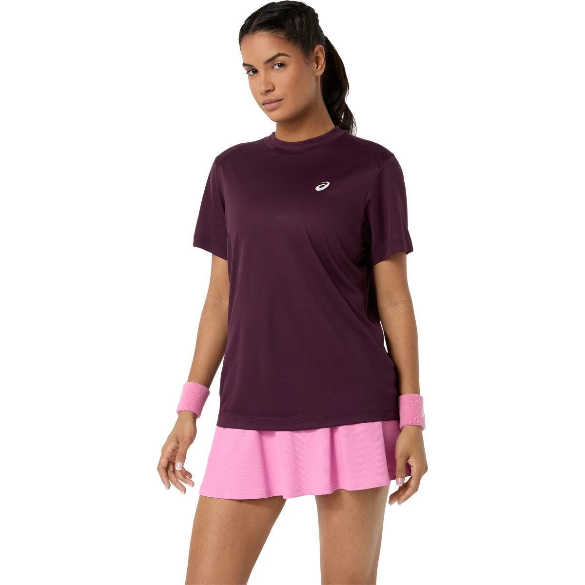 T-Shirt Asics Donna Court Ss