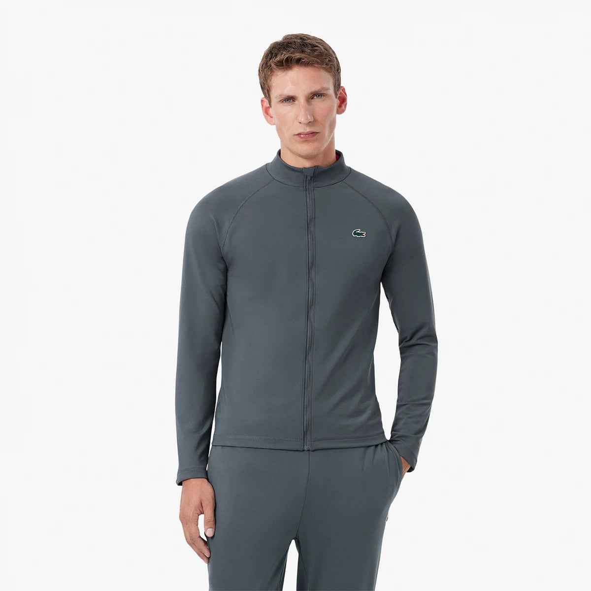 Felpa Lacoste Essentials Maniche Lunghe Full Zip