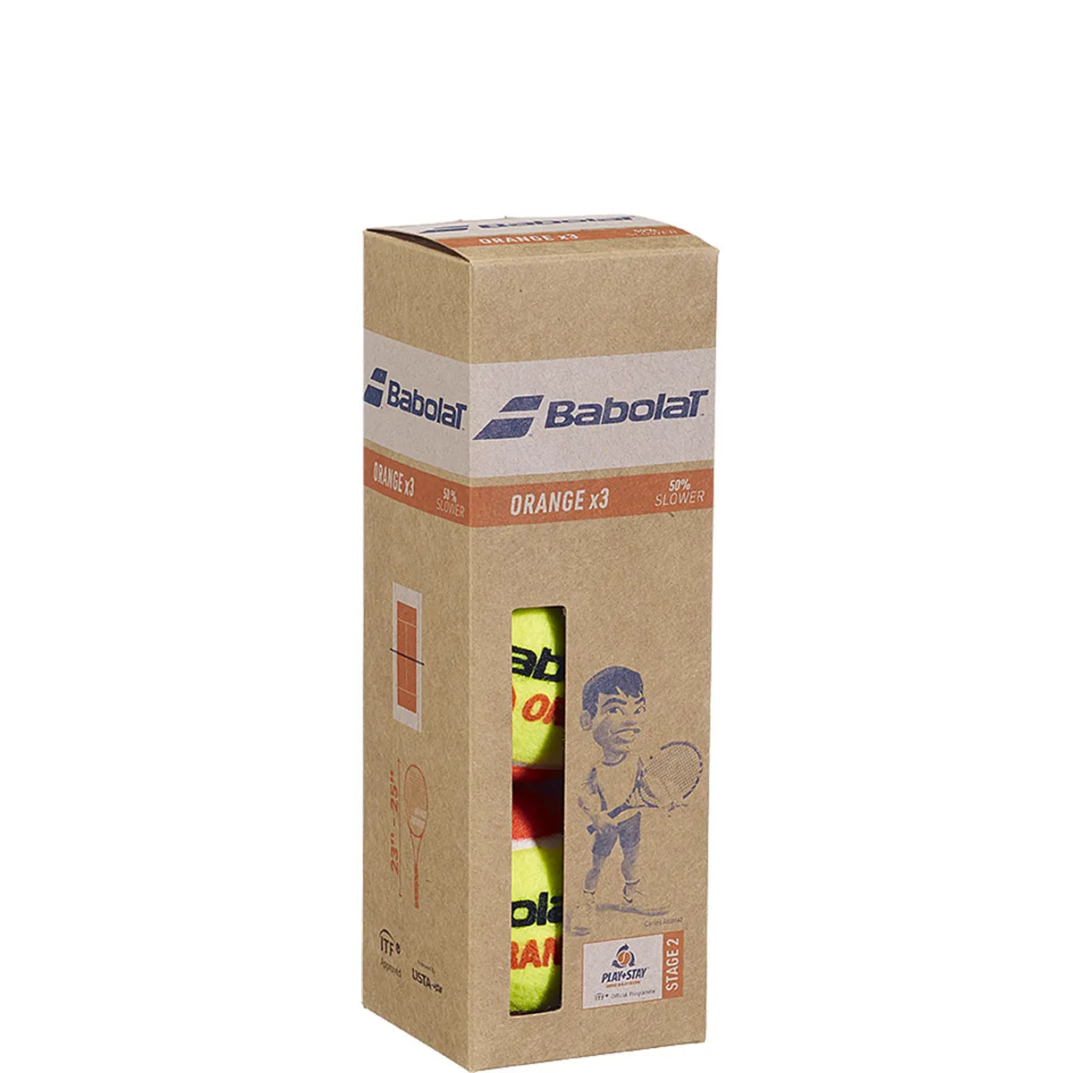 Tubetto da 3 Palline Babolat Arancione