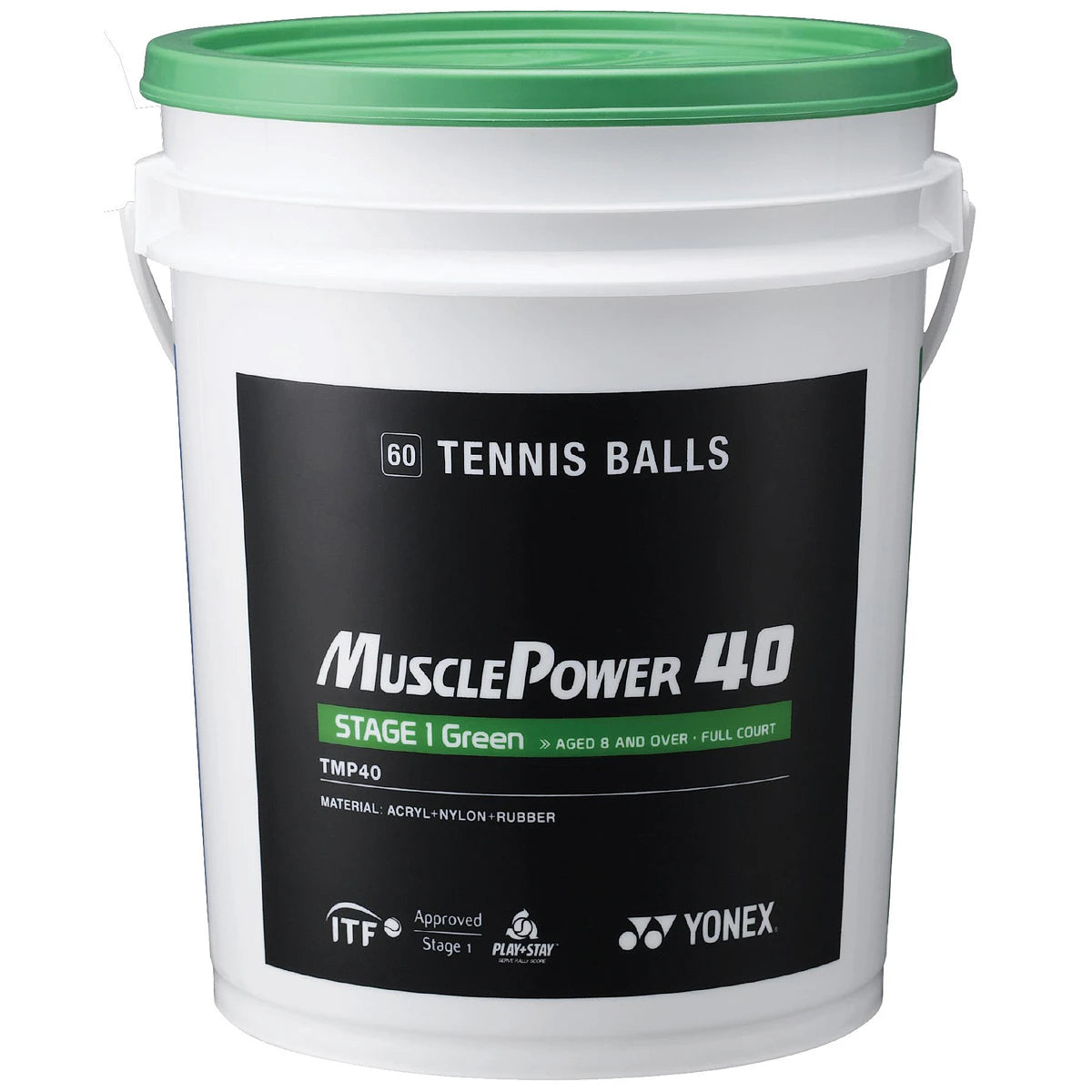 Barile da 60 Palline Yonex Tmp-40 Verdi