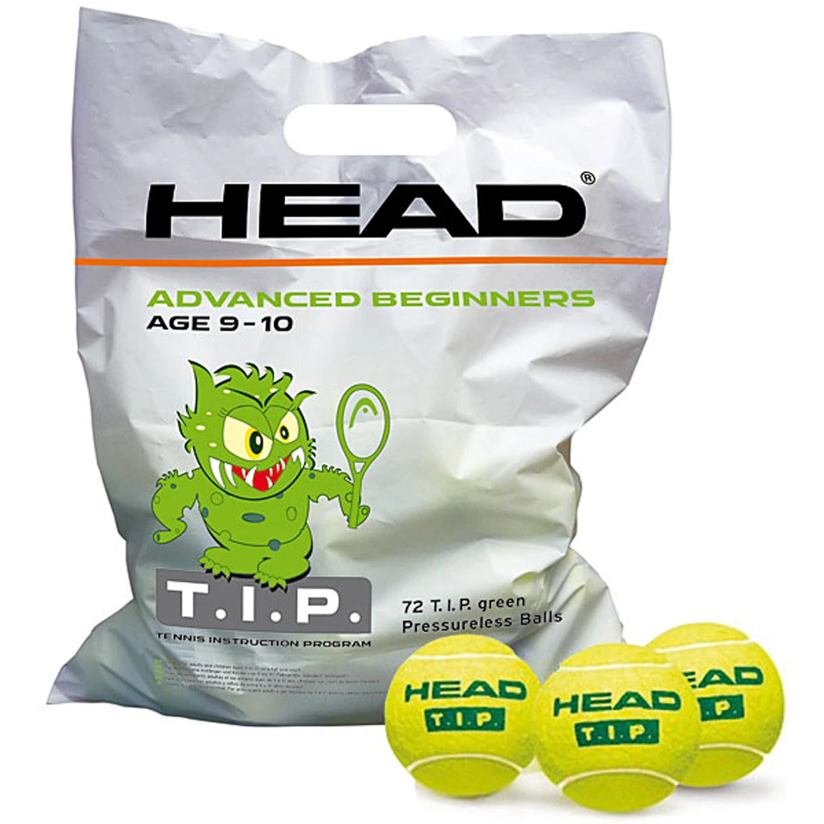 Sacchetti da 72 Palline Head Tip Green