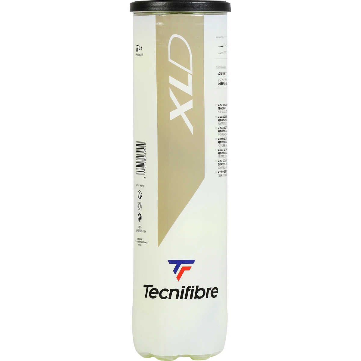 Tubetto da 4 Palline Tecnifibre Xld (Senza Pressione)