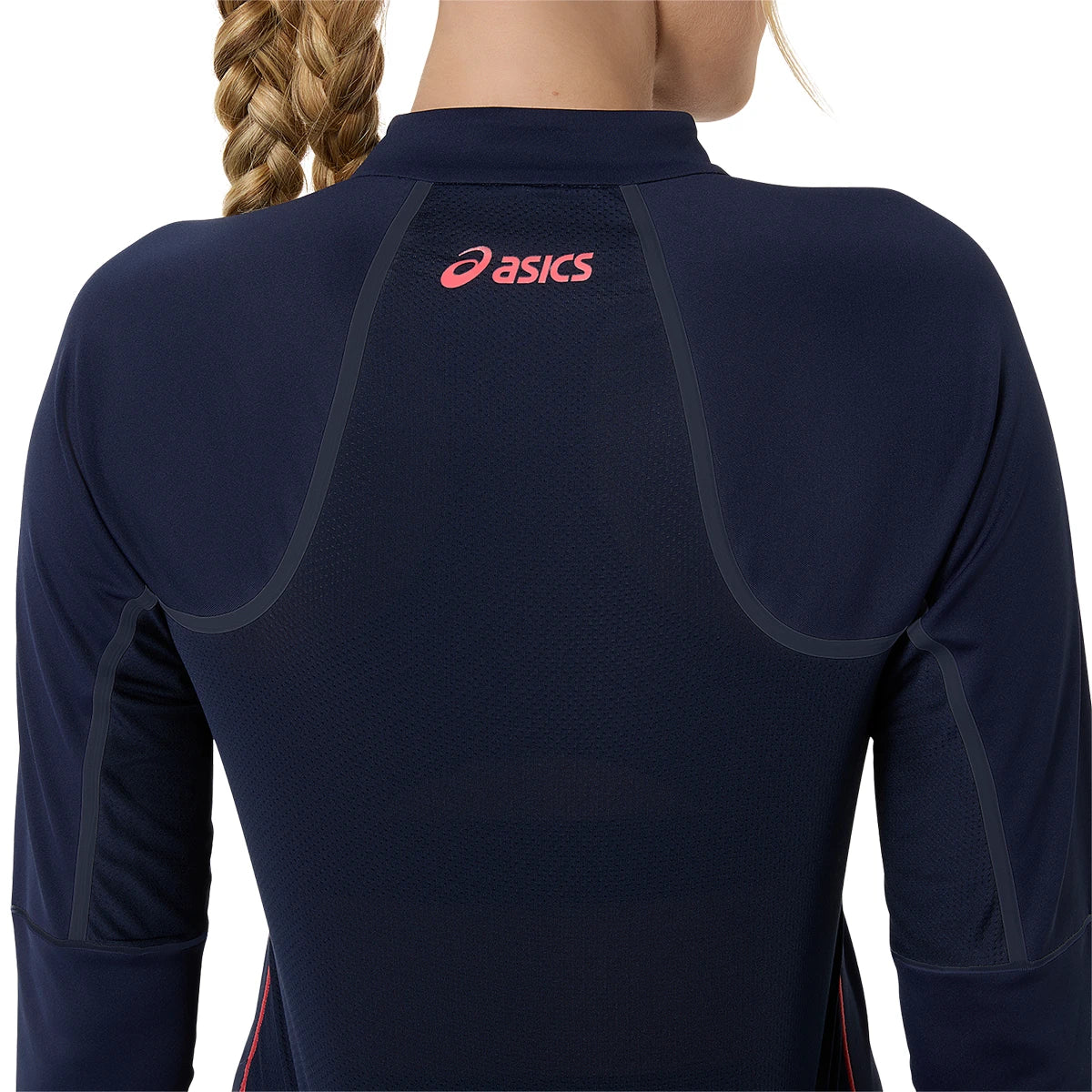 T-Shirt Asics Donna Paris Maniche Lunghe 1/2 Zip