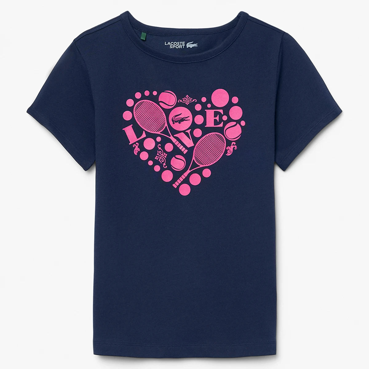T-Shirt Lacoste Junior Ragazza Core Performance Graphic