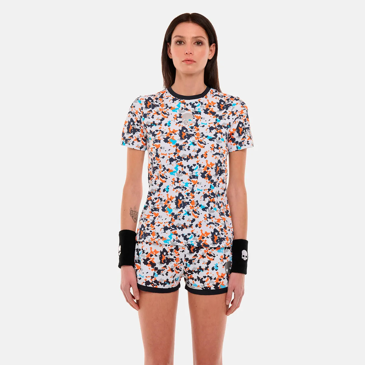 T-Shirt Hydrogen Donna Camo Pixel Tech