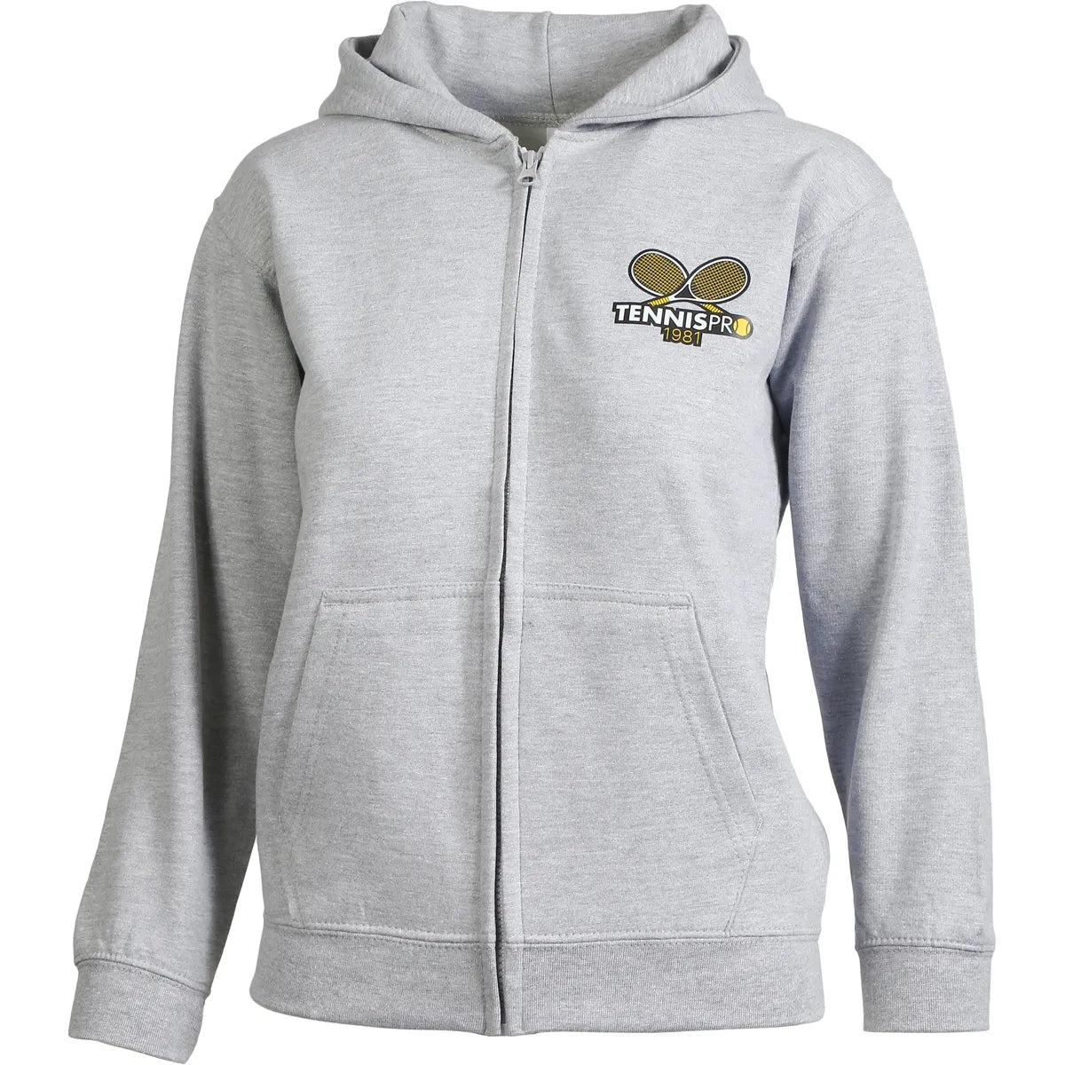 Felpa Tennispro Junior con cappuccio e zip integrale