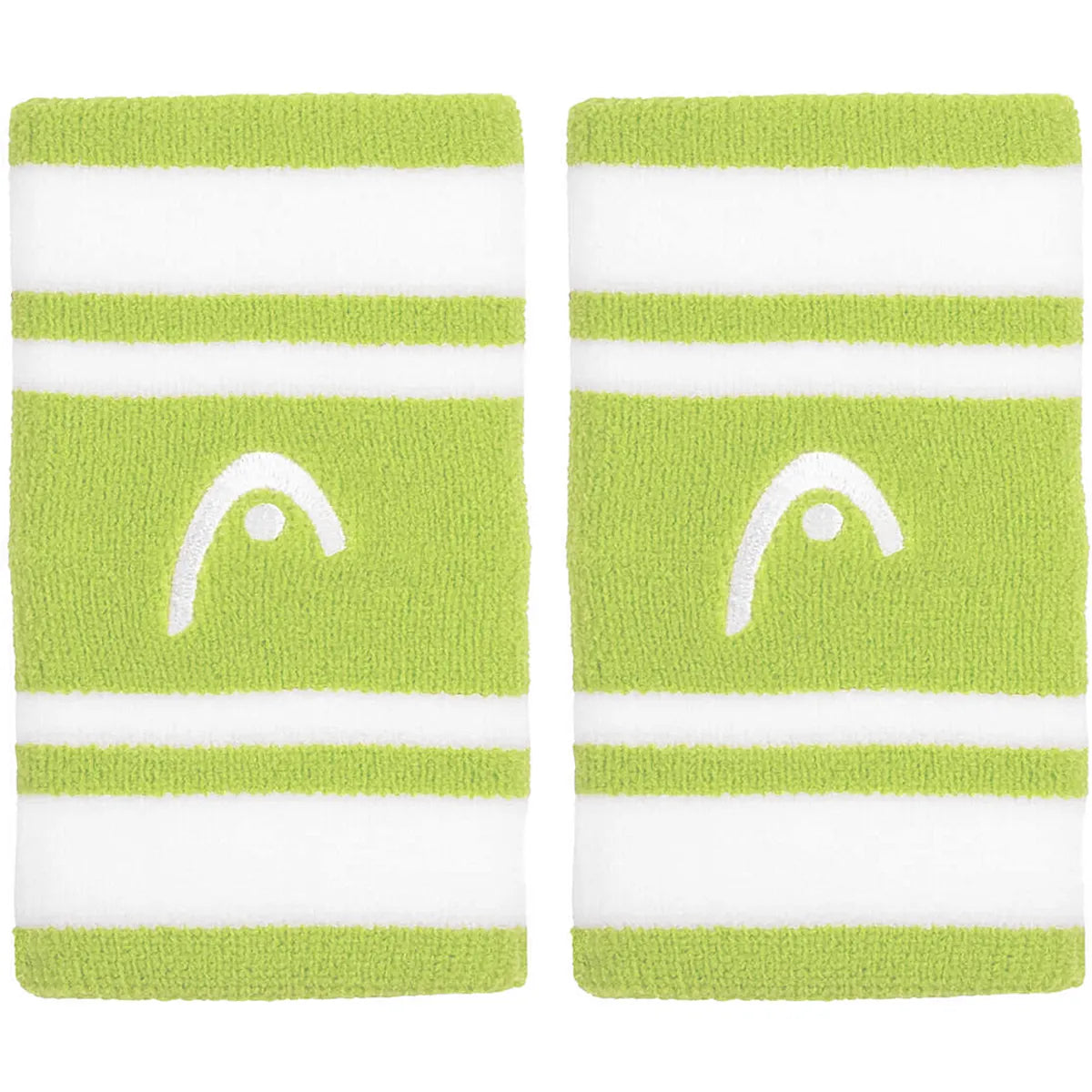 Coppia di Polsini Head Doppia Larghezza 5" Striped