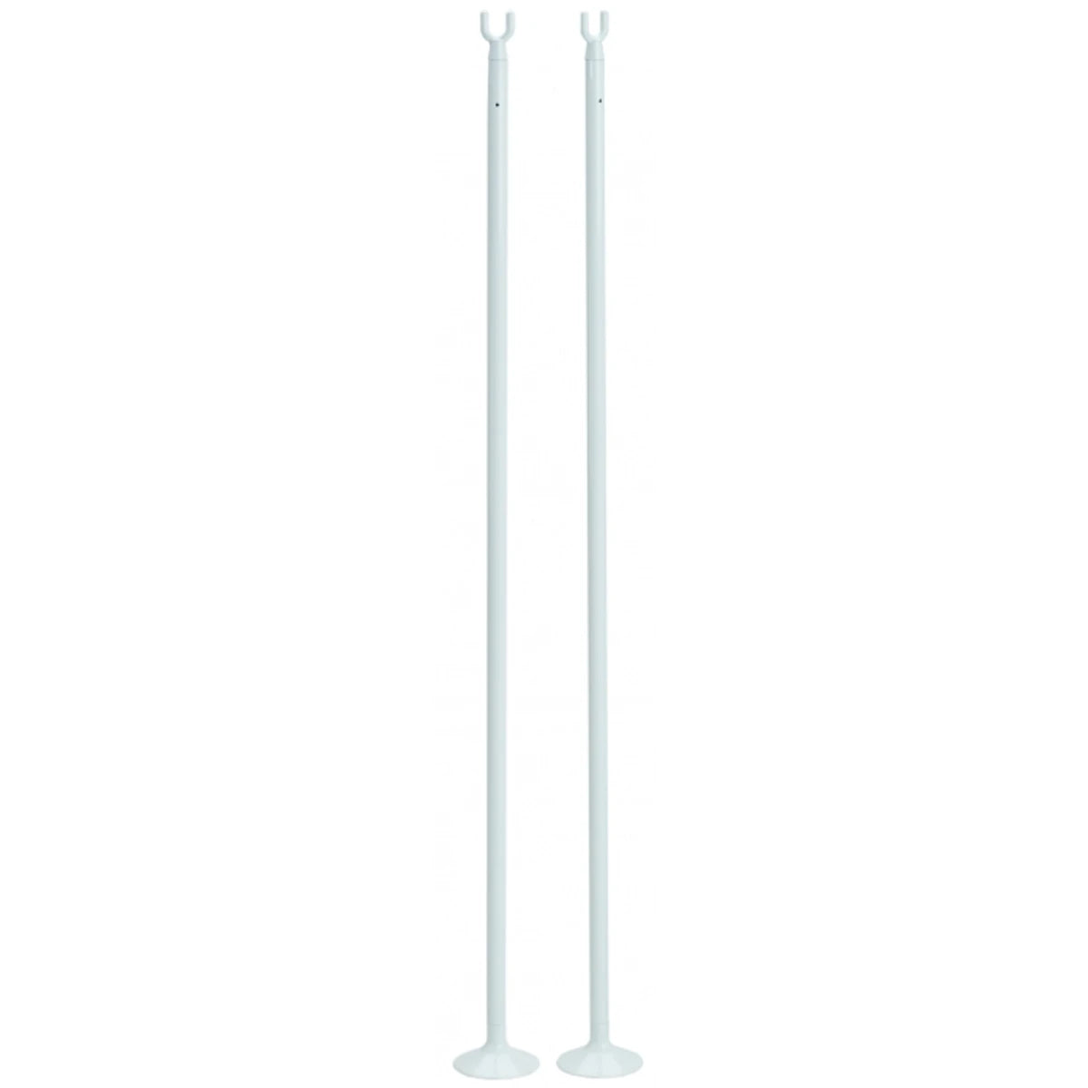 Coppia di Pali da Singolo da Tennis Pro Colore Bianco