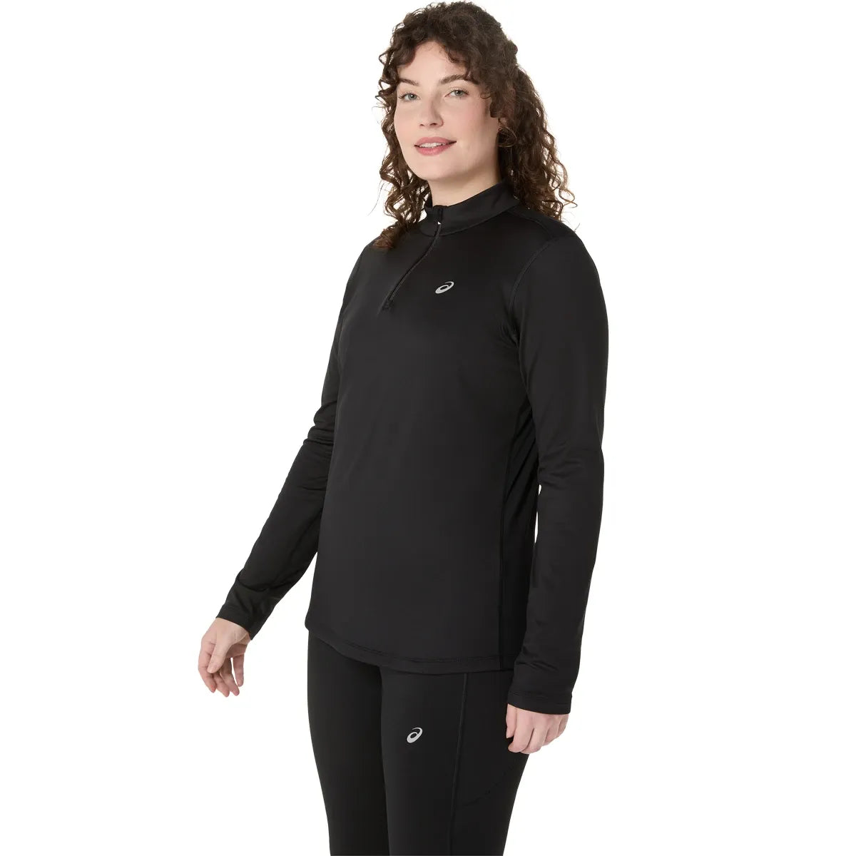 T-Shirt Asics Donna Core Maniche Lunghe 1/2 Zip