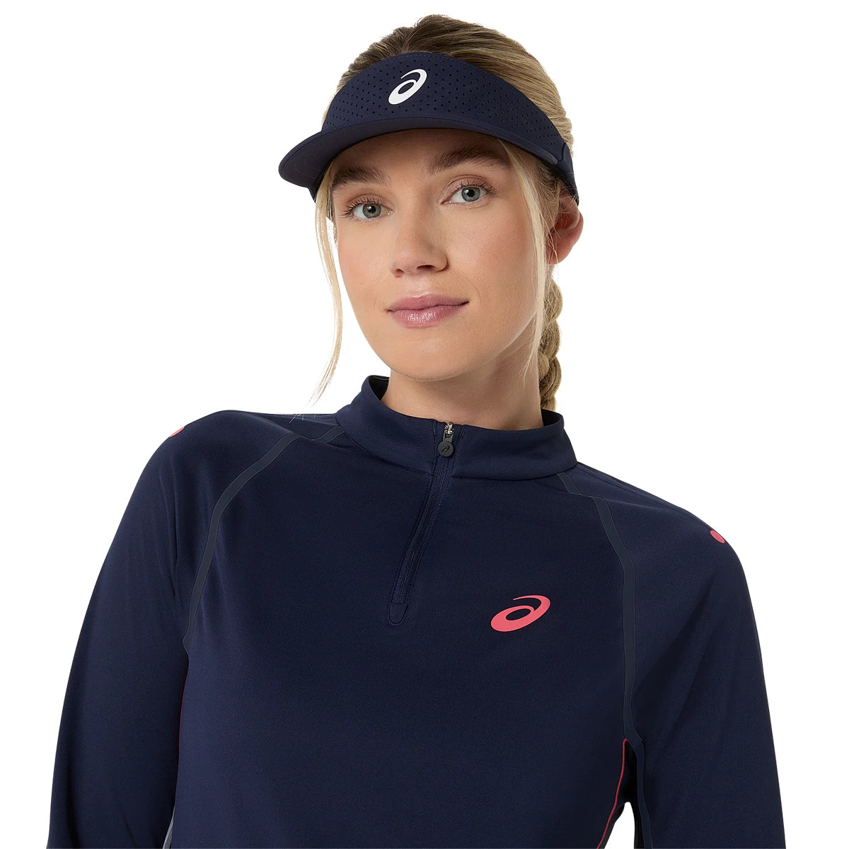 T-Shirt Asics Donna Paris Maniche Lunghe 1/2 Zip