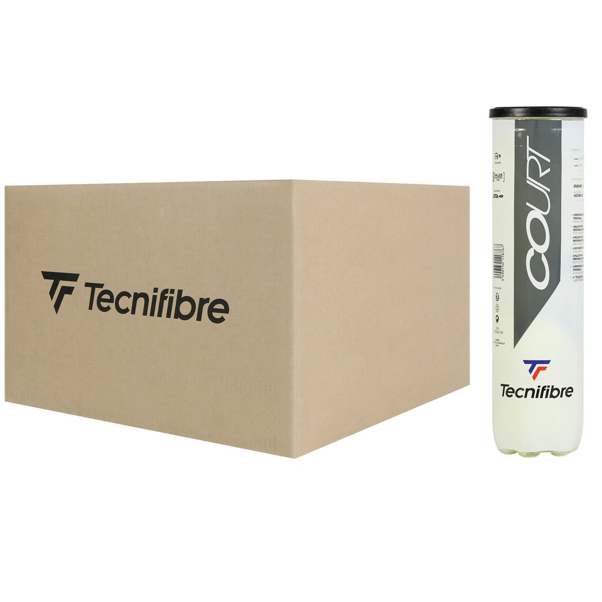 Cartoni da 36 Tubetti da 4 Palline Tecnifibre Court