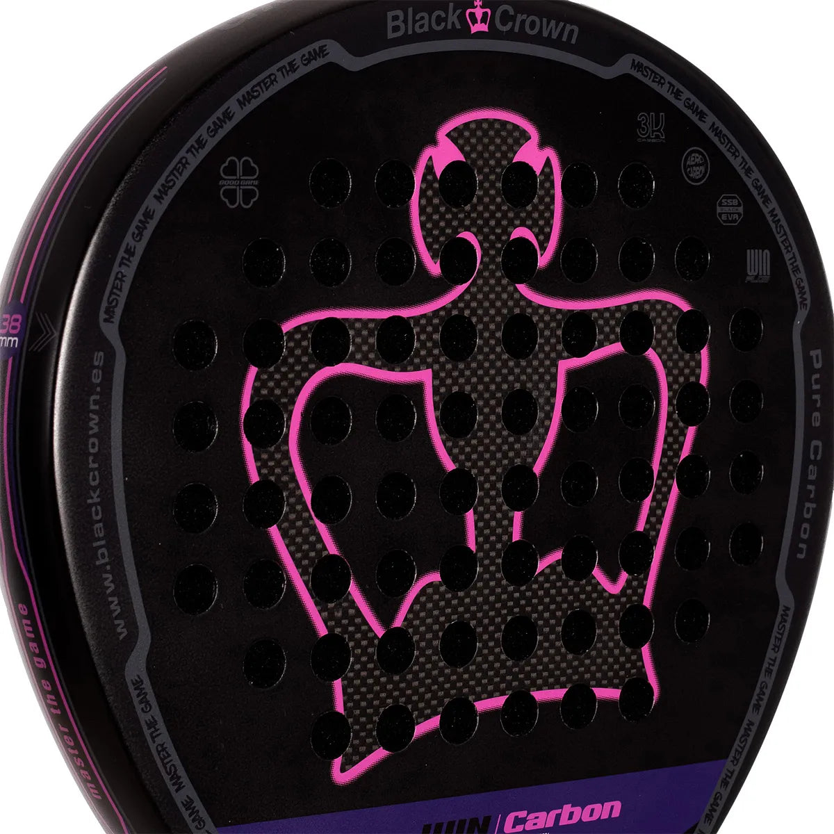 Racchetta da padel Black Crown Win Carbon