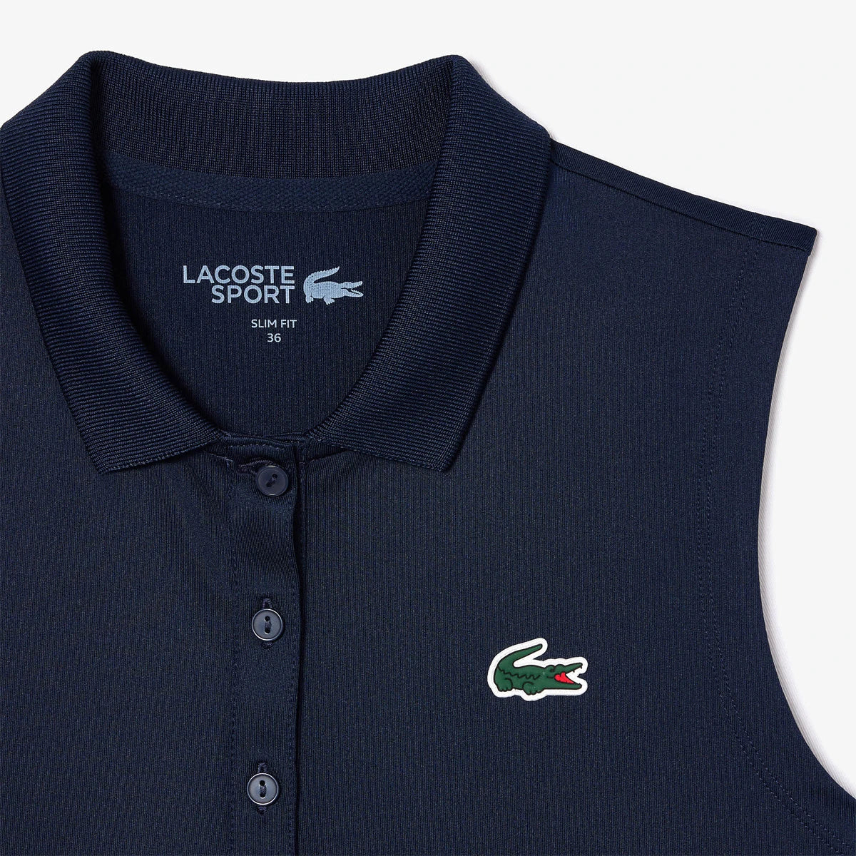 Polo Lacoste Donna Core Performance senza Maniche