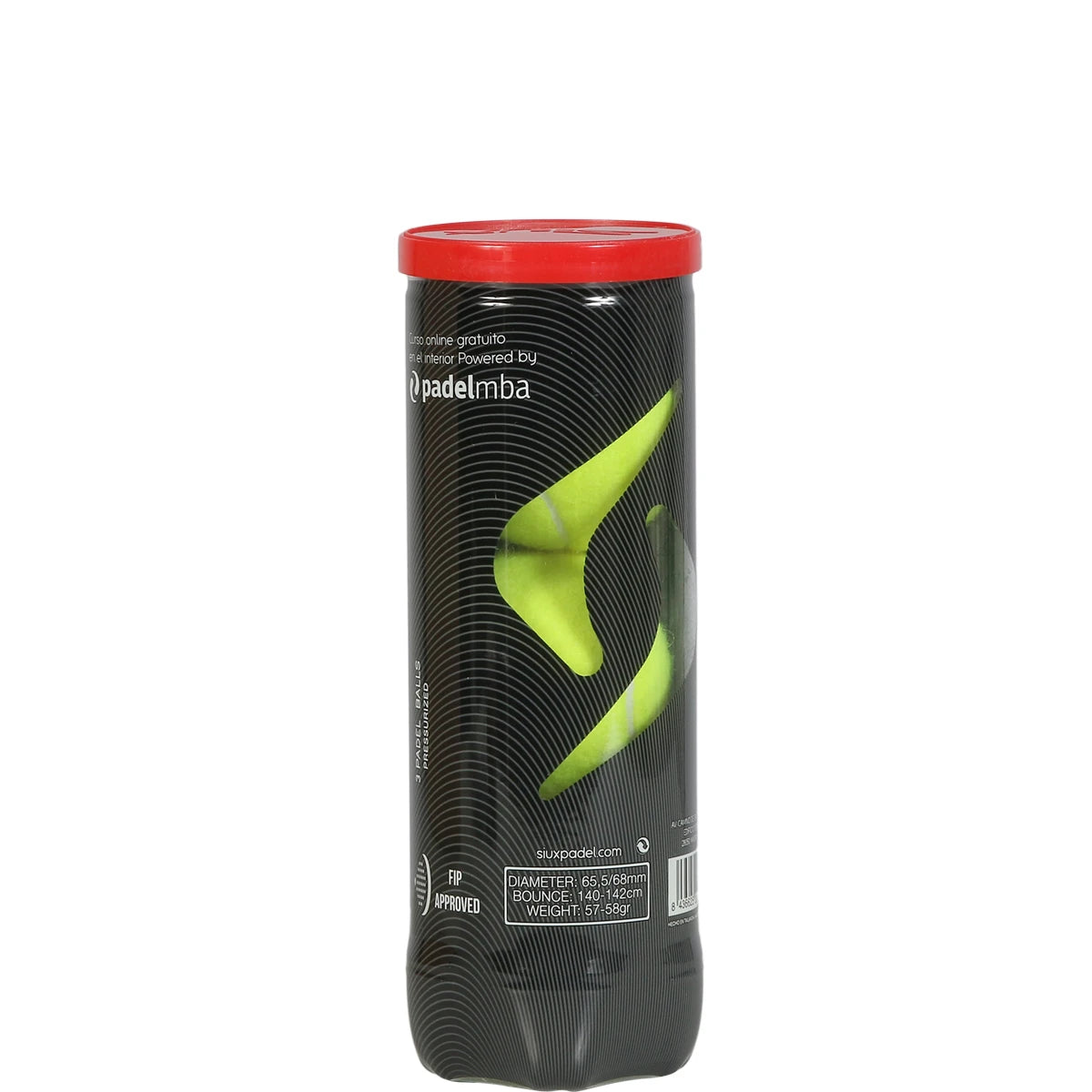 Cartone da 24 Tubetti da 3 Palline da padel Siux Neo