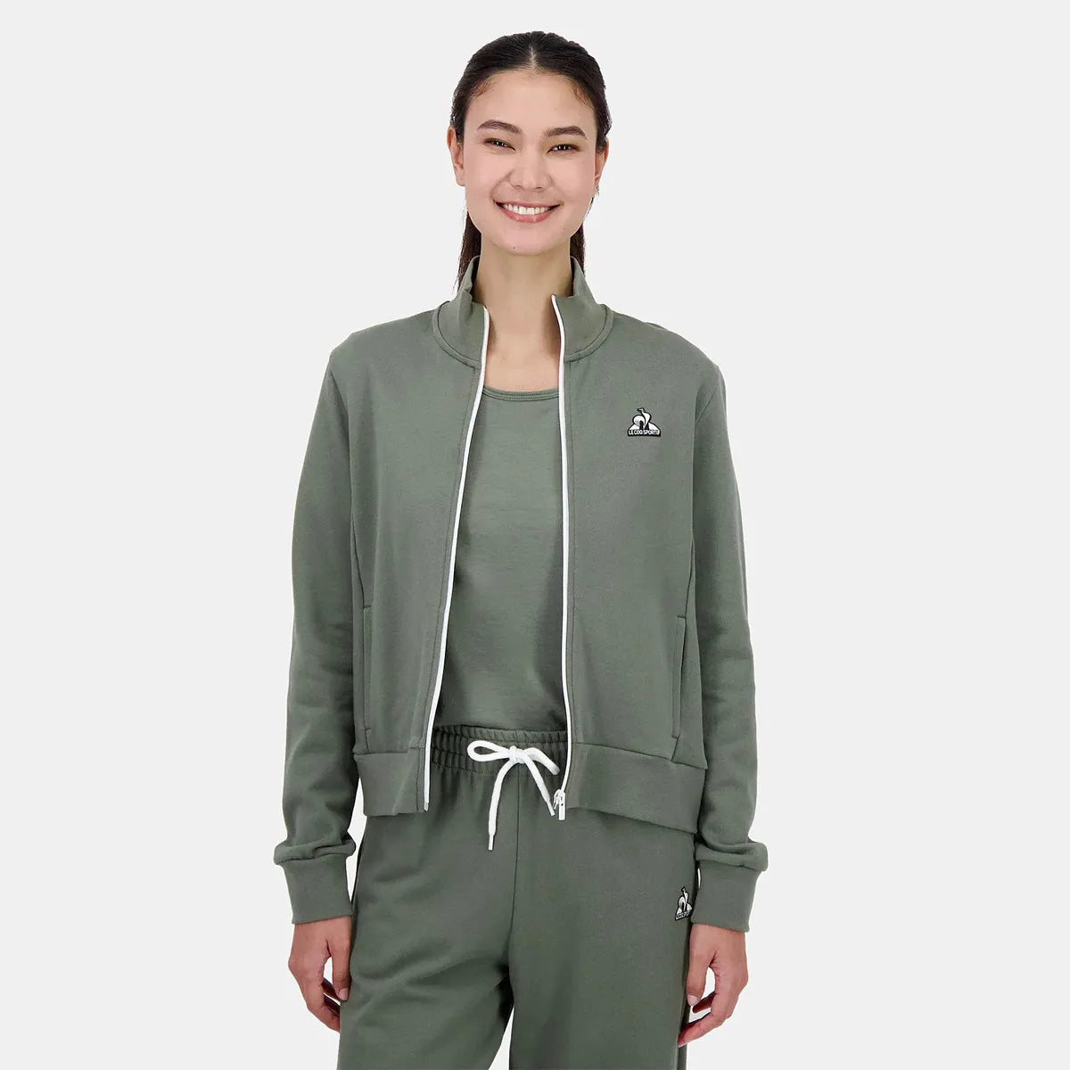 Felpa Le Coq Sportif Donna Contemporaneo Zip