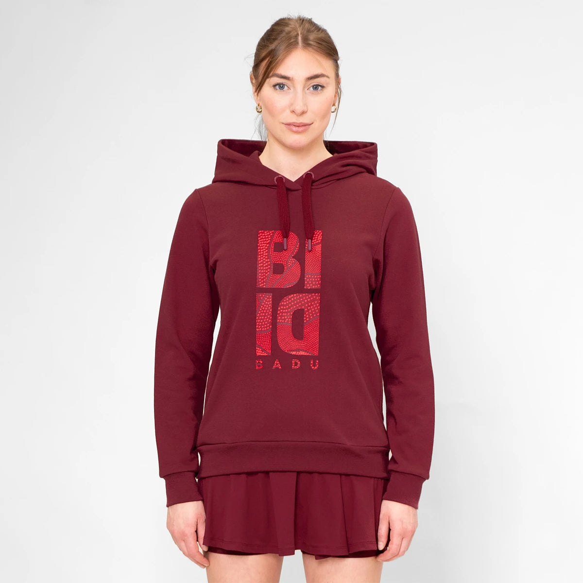 Felpa Bidi Badu Donna Protected Leafs Chill Con Cappuccio