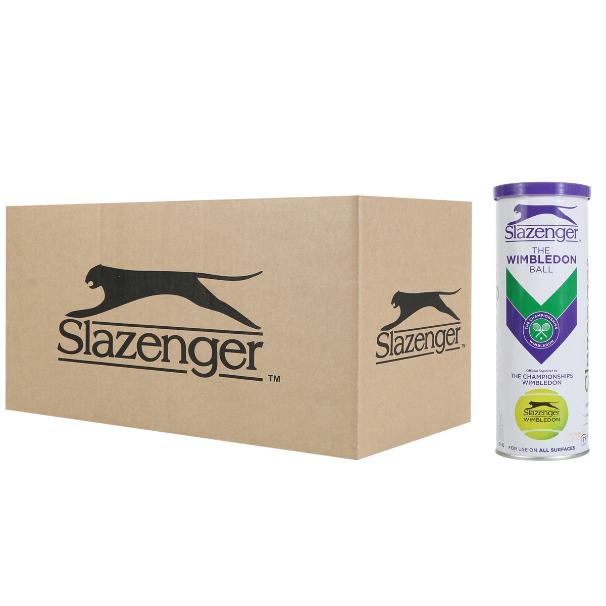 Cartone da 24 Tubetti da 3 Palline Slazenger