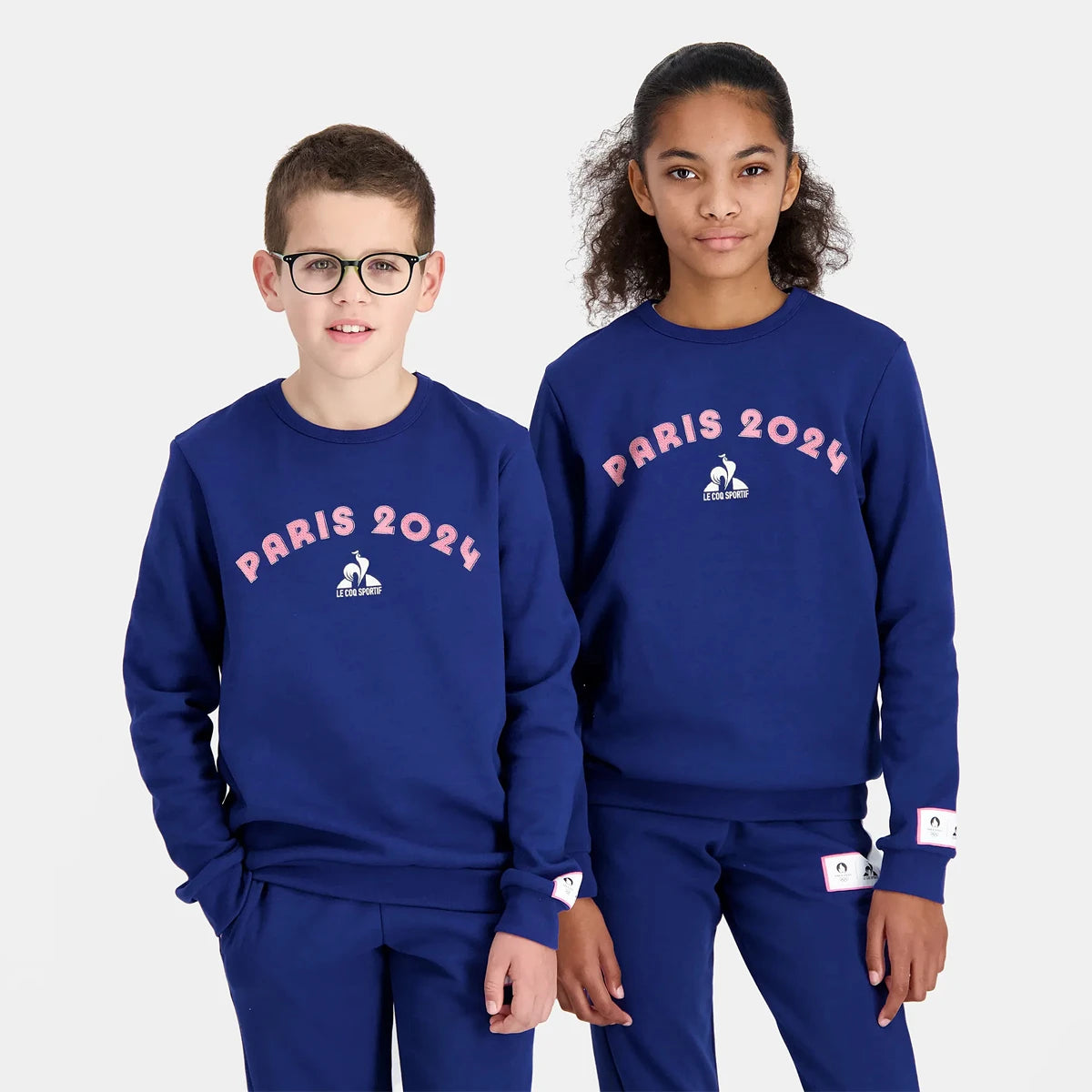 Felpa Le Coq Sportif Junior Paris 2024 Grafica