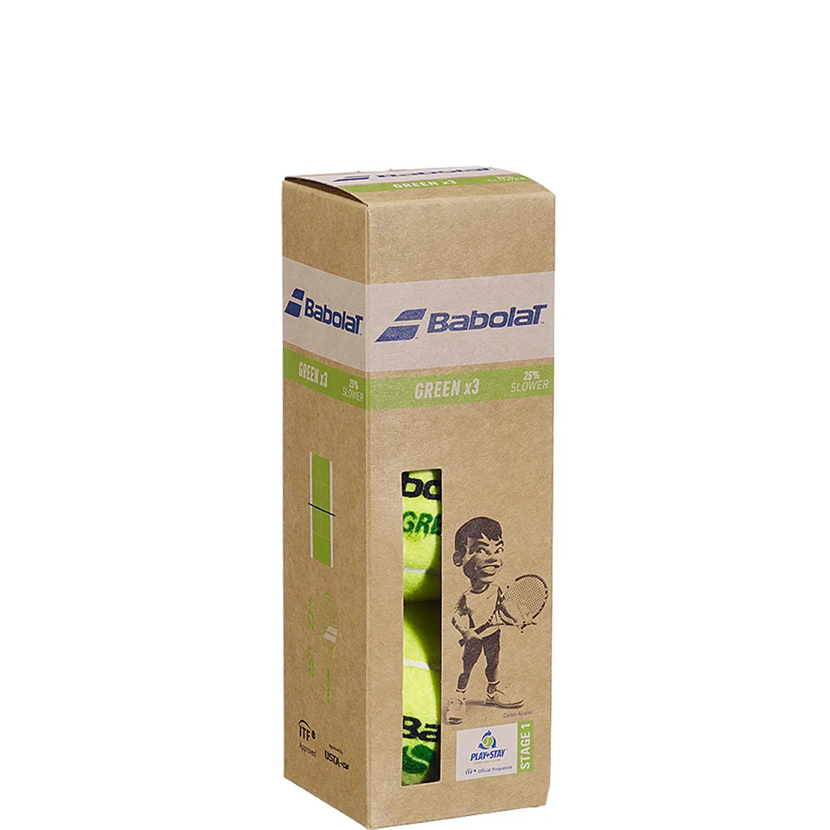 Tubetto da 3 Palline Babolat Green